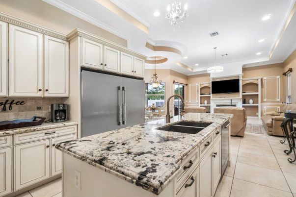 Interior, Kitchen, Living room, Pendant Lights, Recessed Lighting