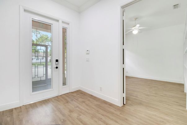 Empty room, Interior, Wood Texture Flooring