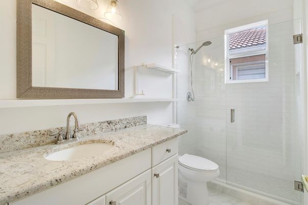 Bathroom, Glass Shower, Interior