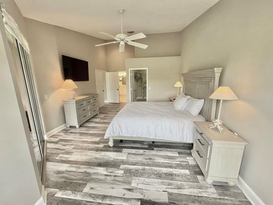 Bedroom, Interior, Wood Texture Flooring
