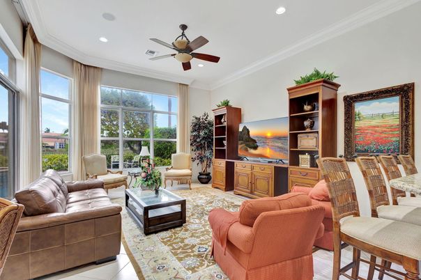 Interior, Living room, Recessed Lighting