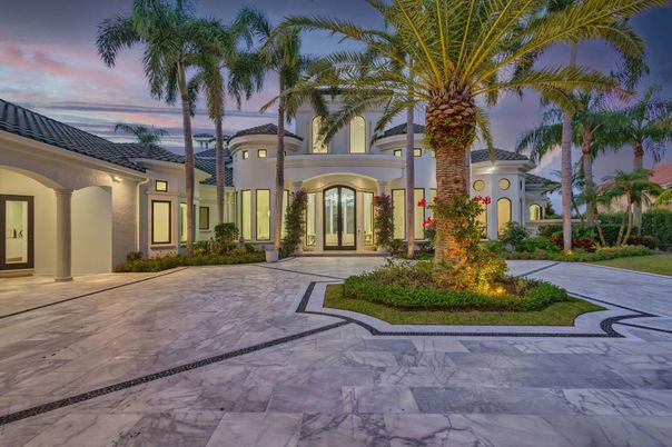 Backyard, Exterior, Facade, Mediterranean