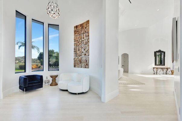 Interior, Pendant Lights, Recessed Lighting, Wood Texture Flooring