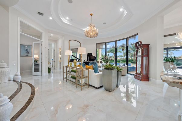 Chandelier, Interior, Living room, Piano, Recessed Lighting
