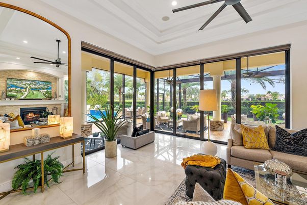 Fireplace, Interior, Living room, Recessed Lighting