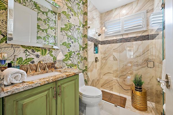 Bathroom, Interior, Marble Walls