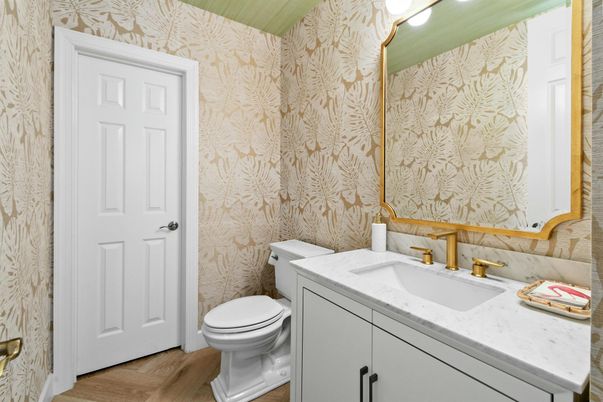 Bathroom, Interior, Wood Texture Flooring