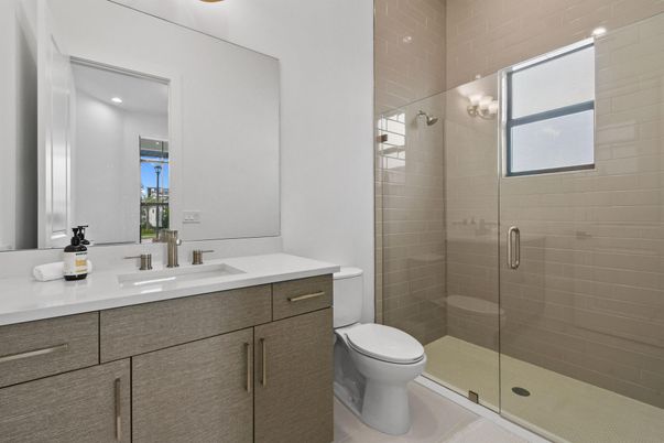 Bathroom, Glass Shower, Interior
