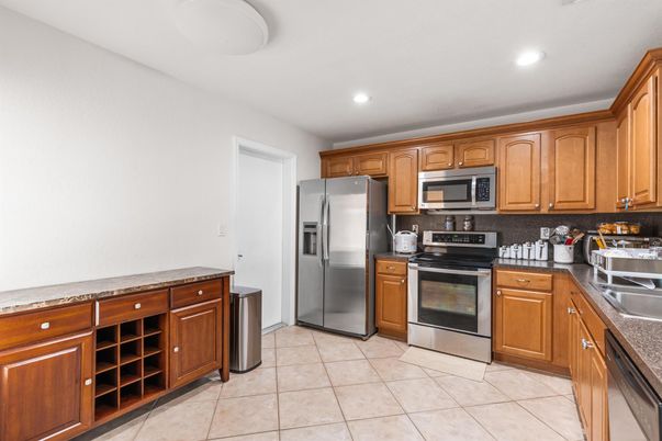 Interior, Kitchen, Recessed Lighting, Stainless Steel Appliances