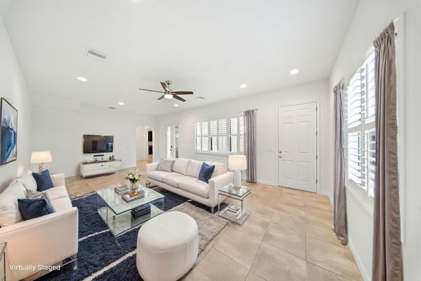 Interior, Living room, Recessed Lighting