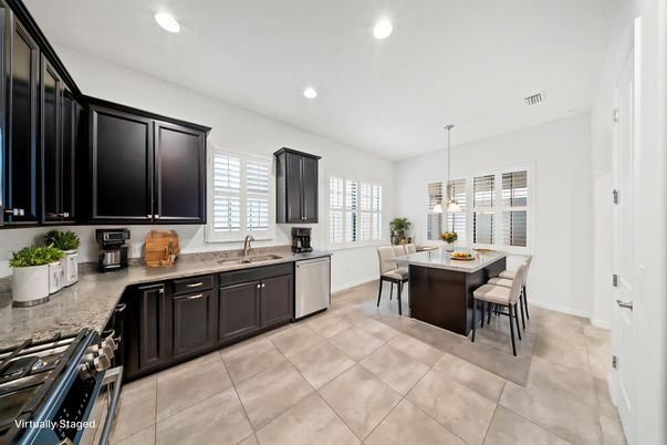 Dining room, Interior, Kitchen, Recessed Lighting