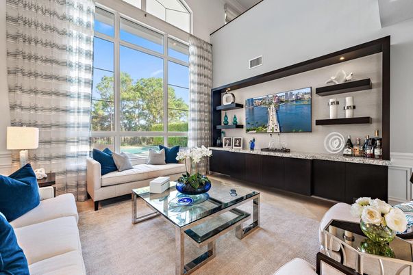 Interior, Living room, Recessed Lighting