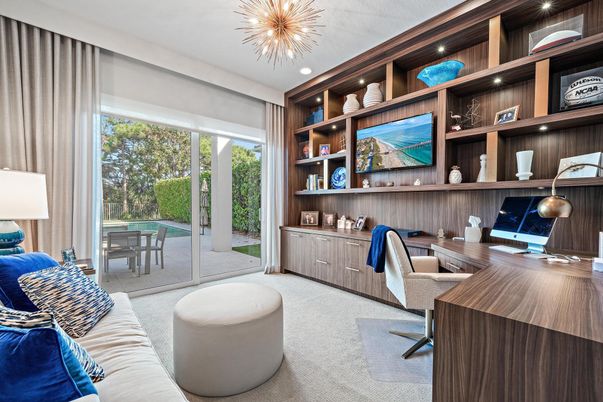 Home Office, Interior, Pendant Lights, Recessed Lighting