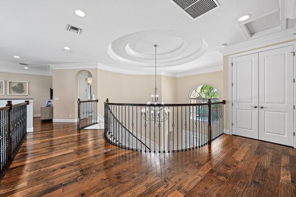 Chandelier, Interior, Recessed Lighting, Wood Texture Flooring