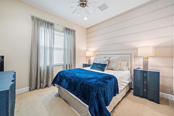 Bedroom, Interior, Recessed Lighting