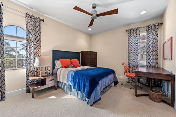Bedroom, Interior, Recessed Lighting