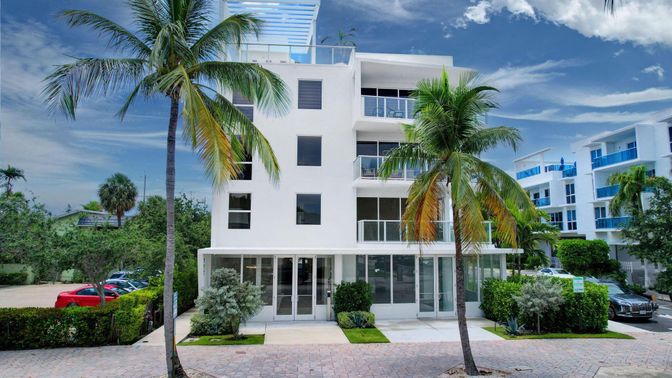 Exterior, Facade, Condo Building