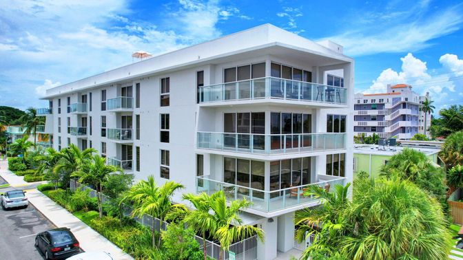 Exterior, Facade, Condo Building