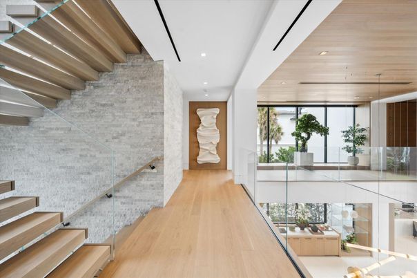 Interior, Recessed Lighting, Wood Texture Flooring