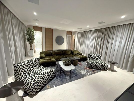 Interior, Living room, Recessed Lighting