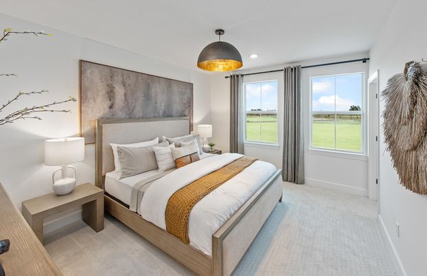 Bedroom, Interior, Recessed Lighting