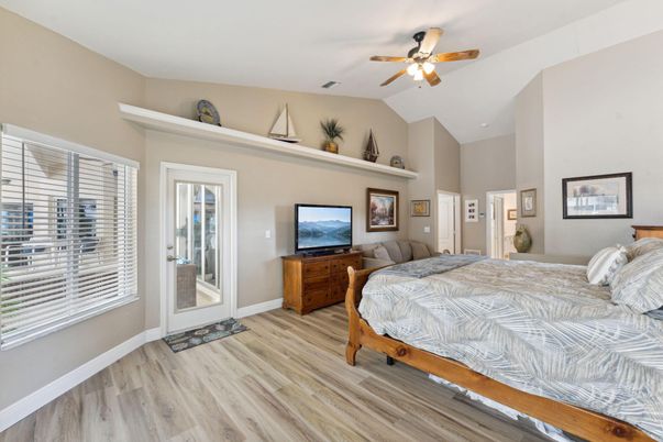 Bedroom, Interior, Wood Texture Flooring