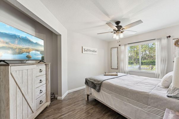 Bedroom, Interior, Wood Texture Flooring