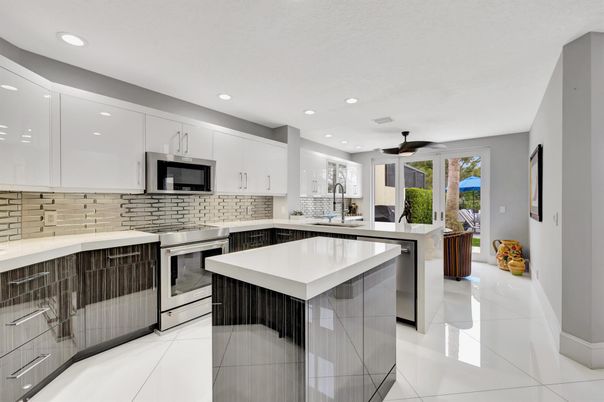 Interior, Kitchen, Recessed Lighting, Stainless Steel Appliances