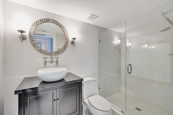 Bathroom, Glass Shower, Interior