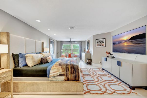 Bedroom, Interior, Recessed Lighting