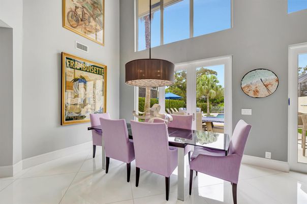 Dining room, Interior, Pendant Lights