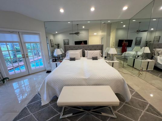 Bedroom, Interior, Recessed Lighting
