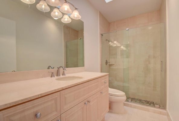 Bathroom, Glass Shower, Interior