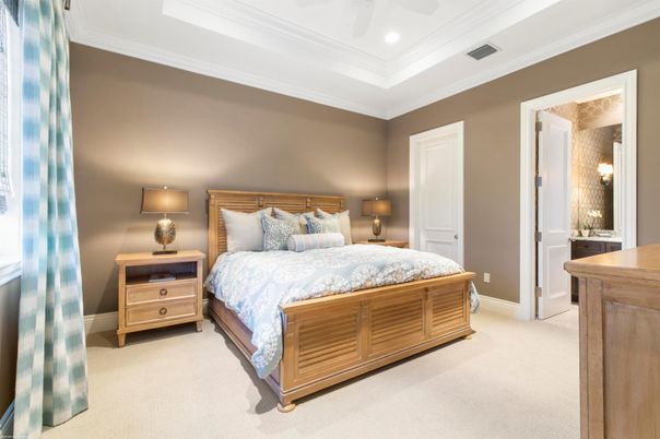 Bedroom, Interior, Recessed Lighting