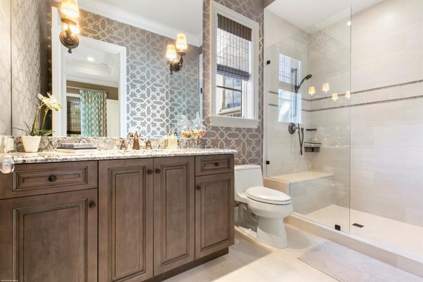 Bathroom, Glass Shower, Interior