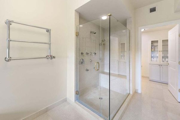 Bathroom, Glass Shower, Interior