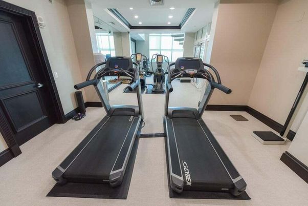 Fitness Equipment, Interior, Recessed Lighting