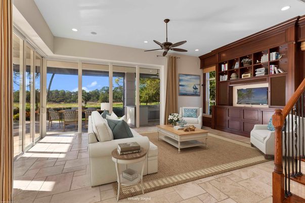 Interior, Living room, Recessed Lighting