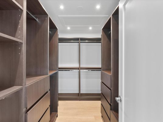 Interior, Recessed Lighting, Walk-in Closets, Wood Texture Flooring