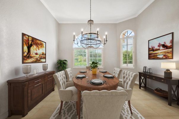 Chandelier, Dining room, Interior