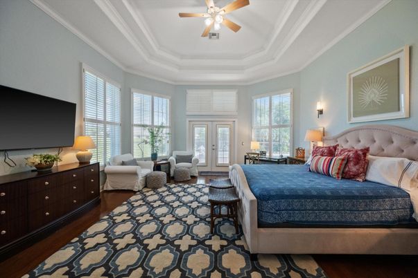 Bedroom, Interior, Wood Texture Flooring