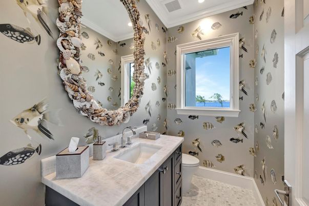 Bathroom, Interior, Recessed Lighting