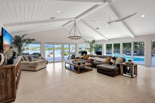 Chandelier, Interior, Living room, Recessed Lighting