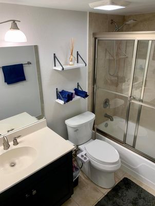 Bathroom, Glass Shower, Interior
