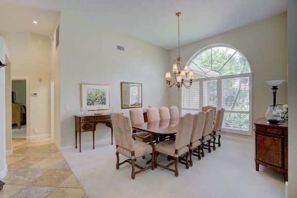 Chandelier, Dining room, Interior, Recessed Lighting