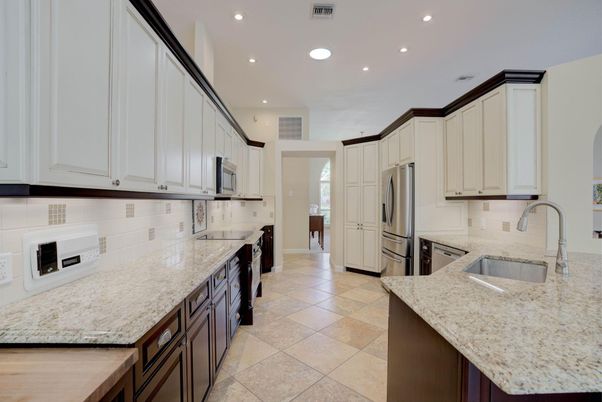 Interior, Kitchen, Recessed Lighting, Stainless Steel Appliances