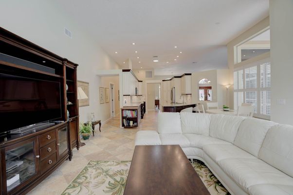 Interior, Kitchen, Living room, Recessed Lighting