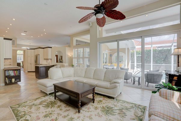 Interior, Kitchen, Living room, Recessed Lighting