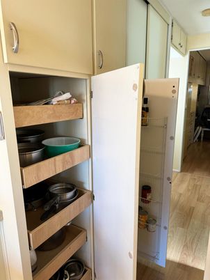 Interior, Kitchen, Wood Texture Flooring