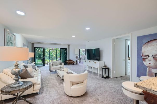 Interior, Living room, Recessed Lighting